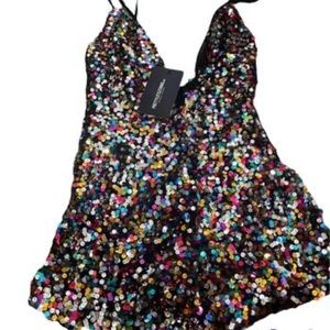 Sequin romper
